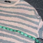 SheIn  1XL womens pullover sweater grey and pink long sleeve Photo 1