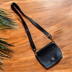 Disney  Mickey Icon Black Faux Leather Crossbody Bag – Adjustable Strap Photo 2