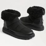 Sam Edelman  Ozie Shearling Bootie Size 9.5 Black Winter Boots NEW Photo 0