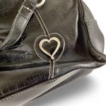 Small Vegan Leather Handbag Black Photo 7