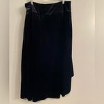 LuLaRoe Elegant Black Burnout Velvet Plus Skirt Photo 1
