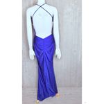 Lulus Nwt  royal blue rhinestone sleeveless hauler formal prom evening gown dress Photo 3
