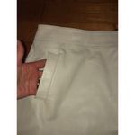 American Vintage Y2K Margaret Godfrey leather ivory skirt size 14 Photo 7
