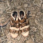 FREEBIRD by Steven  Quincy Tan and Cream Sandals Photo 1