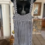 Boohoo  Ruffle Strap Gingham Smock Dress size 18 Photo 1