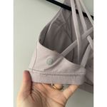 Lululemon  Free To Be Serene Bra *High Neck Heathered‎ Powdered Mauve W2BIBS Sz 6 Photo 5