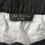 Rag and Bone  eyelet Lace Black & White Floral 'Flavia' Off-The-Shoulder Top Size S Photo 4