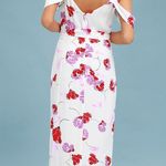 Bardot Pink And White Floral Wrap Dress Photo 3