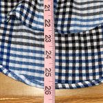 Pilcro Womens Plaid Edition The Hadley Relaxed Buttondown Shirt Blue Black XS Photo 8