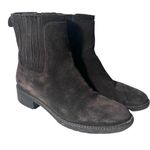 via spiga  Womens Sz 6 Erisa Chelsea Brown Suede Leather Booties Ankle Boot Photo 0
