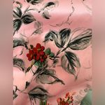 Dolce & Gabbana 100% Authentic  Floral Pink Silk Print Midi Length skirt IT 44 Photo 6