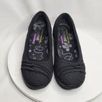 Skechers Black Slip On Comfort Wedge Shoes Women's Size 9.5 Work Minimalist Photo 2