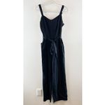 Paige Emma Sleeveless Sweetheart Neckline Belted Wide Leg Jumpsuit Black Large Photo 3