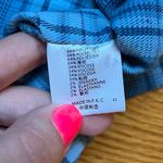 Brandy Melville  Womens Cara Mini Skirt blue plaid Photo 4