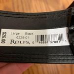 Rolfs Black Patent Leather Belt size Large Photo 3