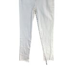 AGOLDE Criss Cross Straight Jeans Womens 24 White Organic Cotton High Rise Chic Photo 9