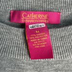 Catherine Malandrino  Gray Knit Top Size M Photo 5