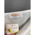 Reneec Cropped Blouse Top Women's Medium White Sleeveless Spaghetti Preppy B55 Photo 1