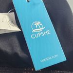 Cupshe Black and Tan print Bikini Top with V-Wire NWT Size Medium Photo 9