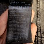 All Saints Biker Skinny Fit in Washed Black Jeans size 28 low rise Womens denim Photo 7