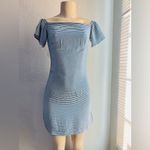 Bebe  striped off-shoulder dress.  Size 0 please the pictures for the measurement Photo 10