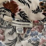 American Eagle Women’s Small Floral Keyhole Tassel Maxi Dress Photo 4