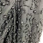 Papell Boutique Adrianna  Evening Black Beaded Blouse Silk Women's Size Small S Photo 4