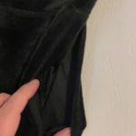 DKNY Sport Black Velvet Velour Y2K Wide Leg Rhinestone Logo Lounge Pants Size Sm Photo 4