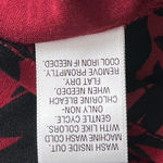 Croft & Barrow Womans Blouse Size 3x Maroon Whimsy Art To Wear Artsy Eclectic Photo 7