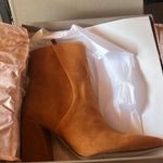 Franco Sarto Booties Whiskey Tan Suede 8M Photo 2