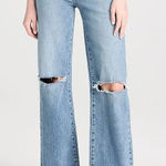 Abrand Denim 94 High & Wide Jeans size 24 retails $148 Blue Photo 0