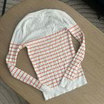 Tommy Hilfiger  Orange and White Stripped Long Sleeve XS Photo 4