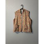 Matilda Jane NWT Reversible Floral and Fleece Vest Large Photo 4