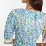 RIXO Anya Pastel Floral Dress Blue Size XS Photo 5