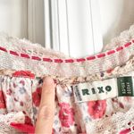 RIXO Laney Floral Mini Babydoll Dress Red Size 10 Photo 11