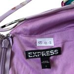 EXPRESS  Purple Floral Lined Strappy Back Romper Women's Size 2 | 55-12-2 Photo 3
