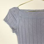 Free People We the Free Ahoy Ribbed Tee T-Shirt Lilac Size XS Photo 8