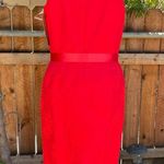 Dana Buchman  Red Pineapple Print Dress size 8 Photo 1