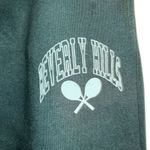 Vintage Havana  Womens Beverly Hills Drawstring Jogger Sweatpants Dark Green Smal Photo 3