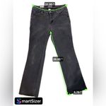 st. john's bay  Jeans Womens 10 Mid Rise Bootcut Zip Closure‎ Black Denim Photo 3