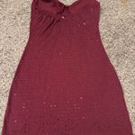 Elliatt Elevate your style with this chic strapless burgundy midi dress. Perfect for any occasion, it offers a blend of elegance and sophistication. Photo 4