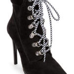 Steve Madden EUC  “Destiny” lace up high heeled bootie size 8 Photo 0