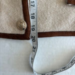 Ann Taylor faux suede trim sweater jacket beige cozy blazer size XL Photo 14