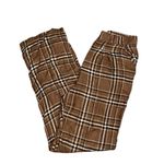 No Boundaries  Brown Plaid Lightweight Pants(Size M) Photo 3
