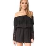 BB Dakota  Womens Cavell Black Lace Romper Size XS Photo 1