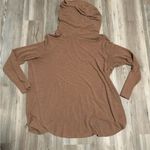 Lisa Rinna cowl neck hi low tunic sweater size 1X Tan Photo 4