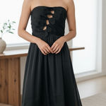 Petal and Pup NWT Petal and‎ Pup Mila Strapless Midi Dress Large Photo 0