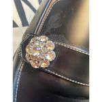 Ganni  Crystal Buckle Leather Loafers – Size 41 (USA 10/10.5) Photo 7