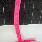 Saylor  Thelma ruffle blazer pintstripe gray sz L Photo 7