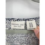 Rachel Zoe 100% Linen Boxy Floral Short Sleeve T Shirt Size 1X Plus Coastal Photo 5